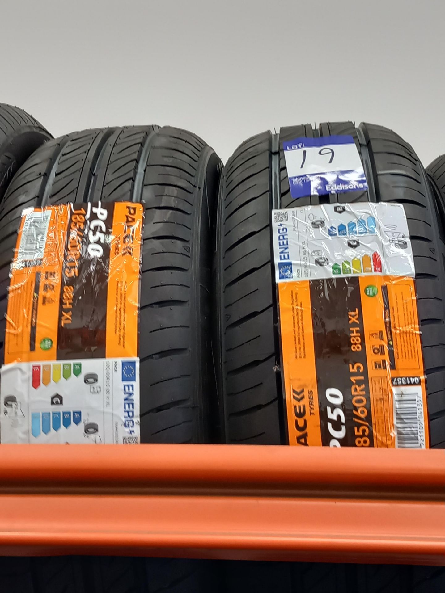 2 Pace 185/60 15 tyres - This is a Composite lot made up of Lots 1 - 96 inclusive. At the end of the