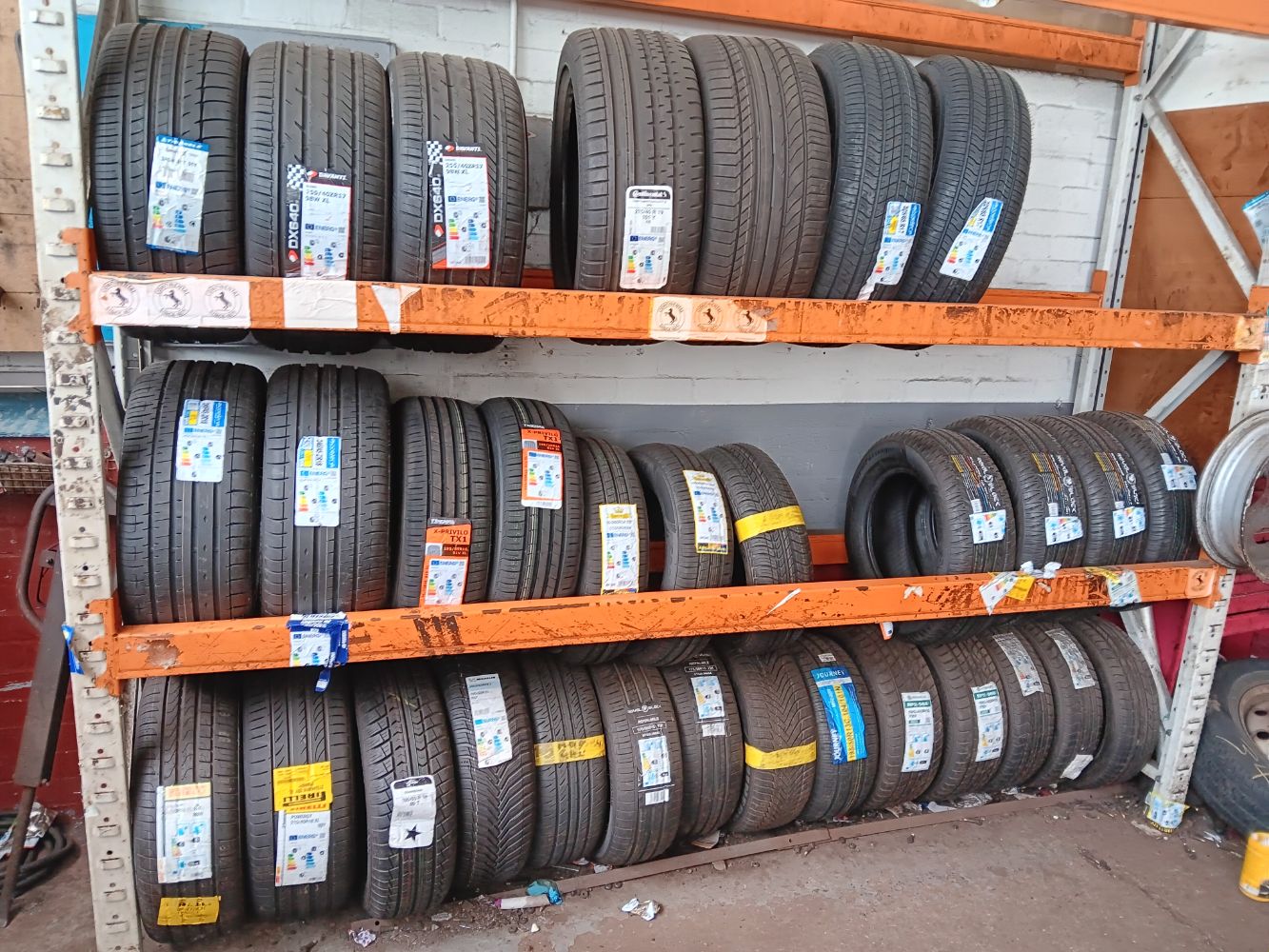 Short Notice Sale of 250 x New Tyres, Tyre Changers, Wheel Balancers & Compressors