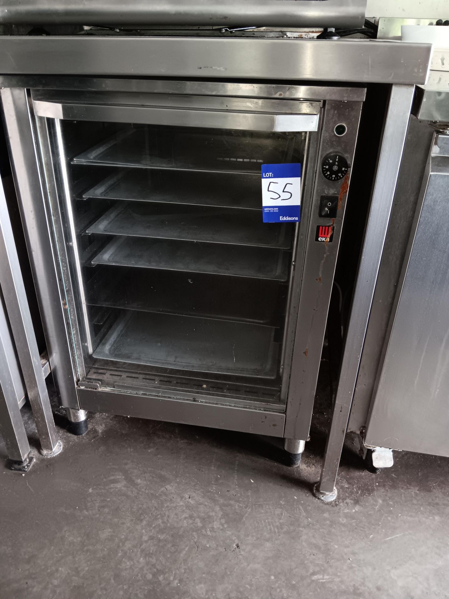 Tecnoeka stainless steel undercounter hot cupboard