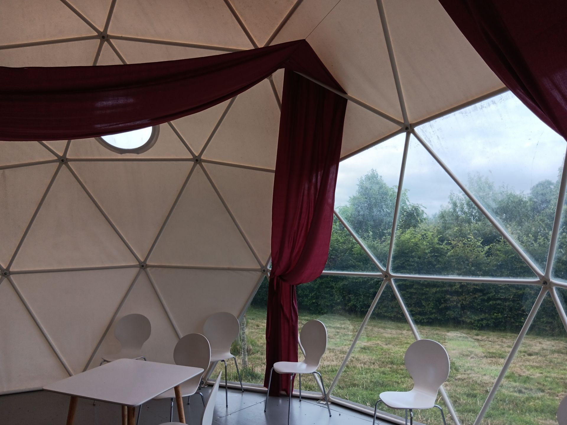 Pacific Domes 7m geodesic dome tent (October 2018) contents excluded Viewing strongly recommended to - Image 5 of 8