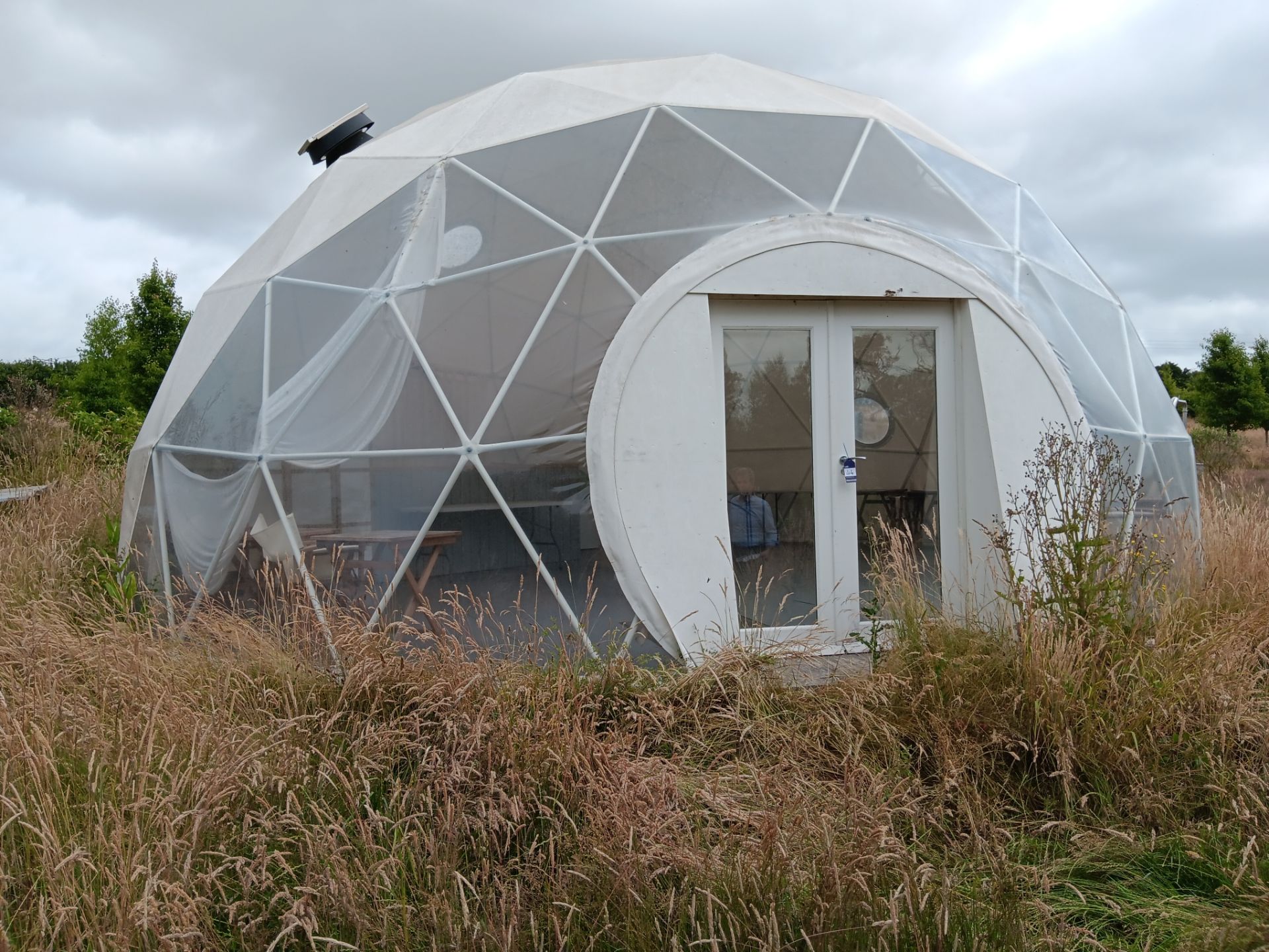 Pacific Domes 9m geodesic dome tent with furniture Viewing strongly recommended to establish - Image 3 of 6