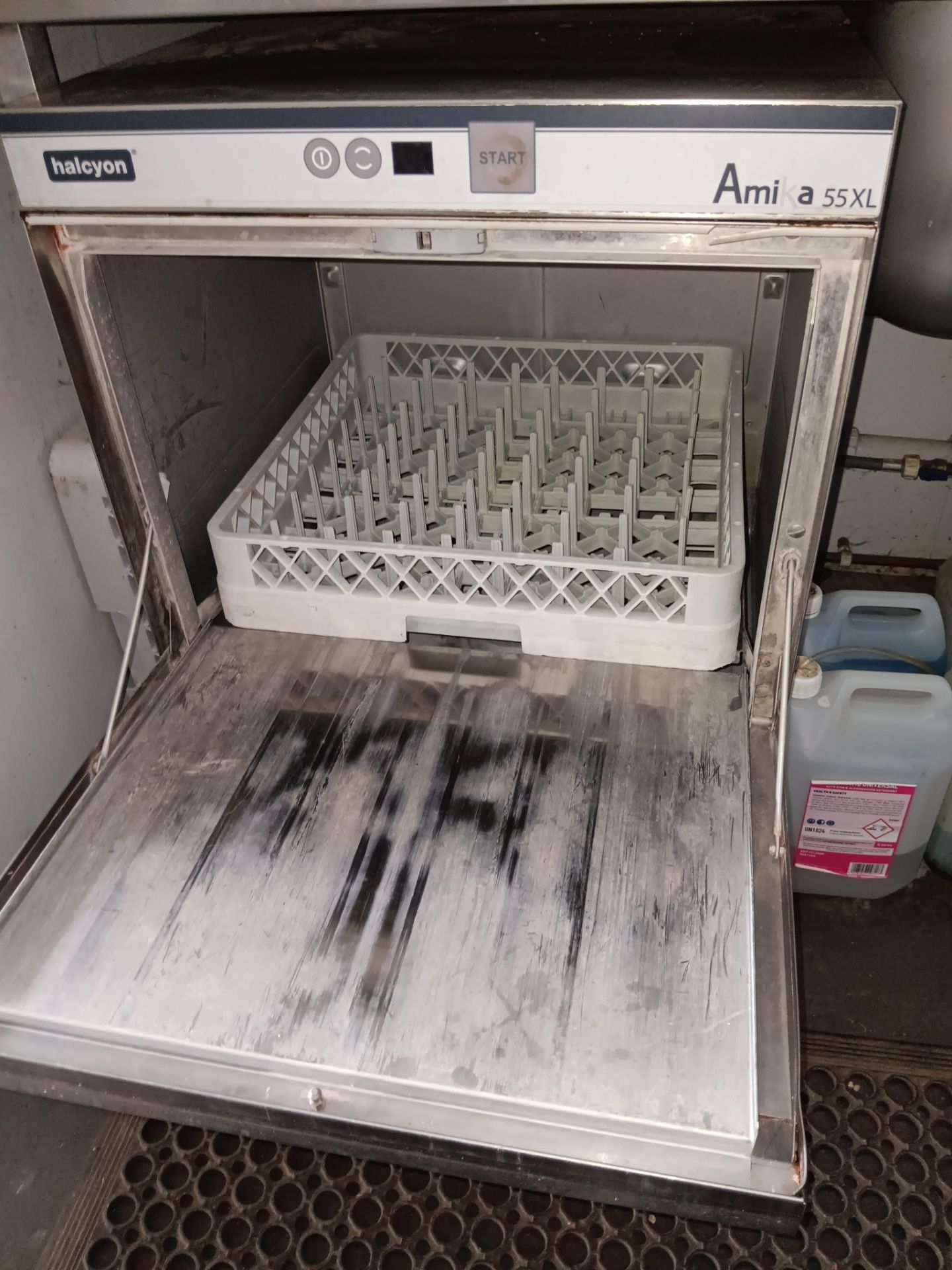 Halcyon Amika 55xL stainless steel glasswasher (disconnection required by qualified tradesperson) - Image 2 of 3