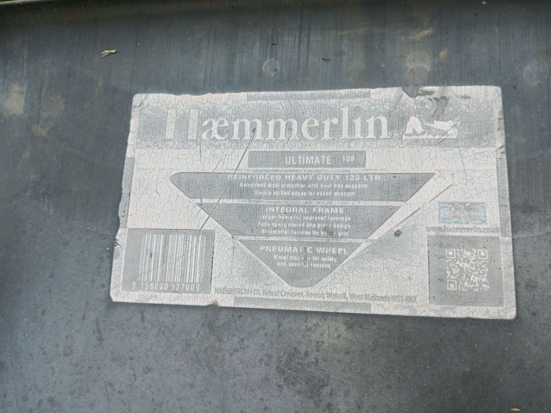 3x Haemmerlin galvanised steel wheelbarrows - Image 2 of 2