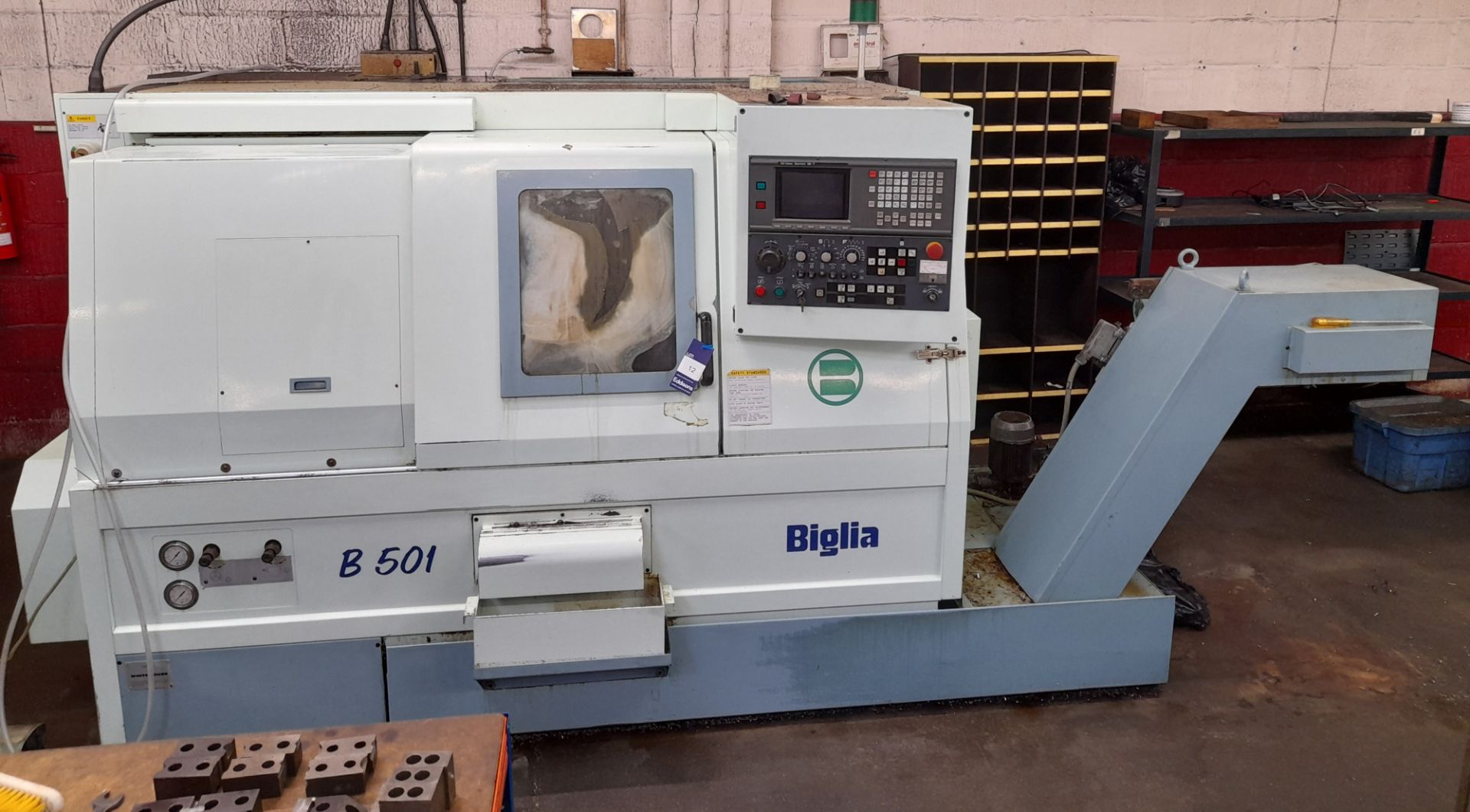 Biglia B501 3 axis CNC Turning Centre Serial numbe