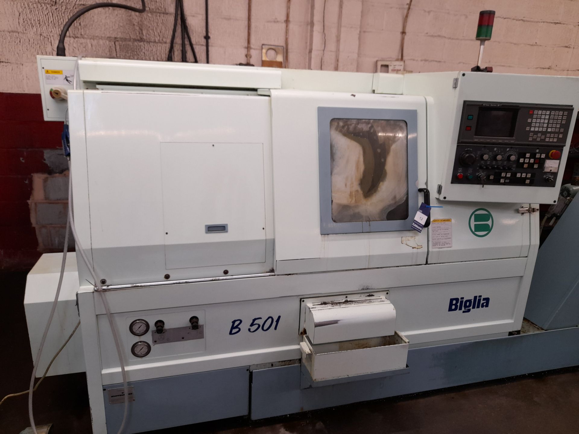 Biglia B501 3 axis CNC Turning Centre Serial numbe - Image 2 of 8