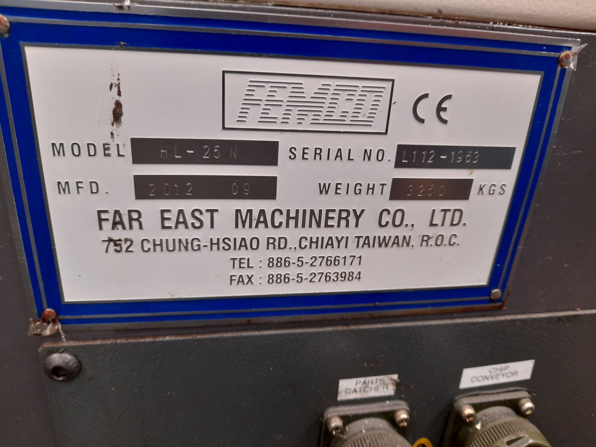 LEAD/Femco HL-25N CNC Turning Centre Serial number - Image 7 of 7
