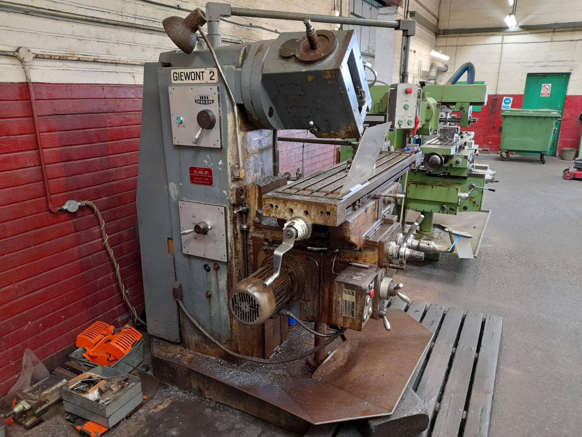 Giewont Model 2 Universal Milling Machine, Type FY - Image 2 of 6