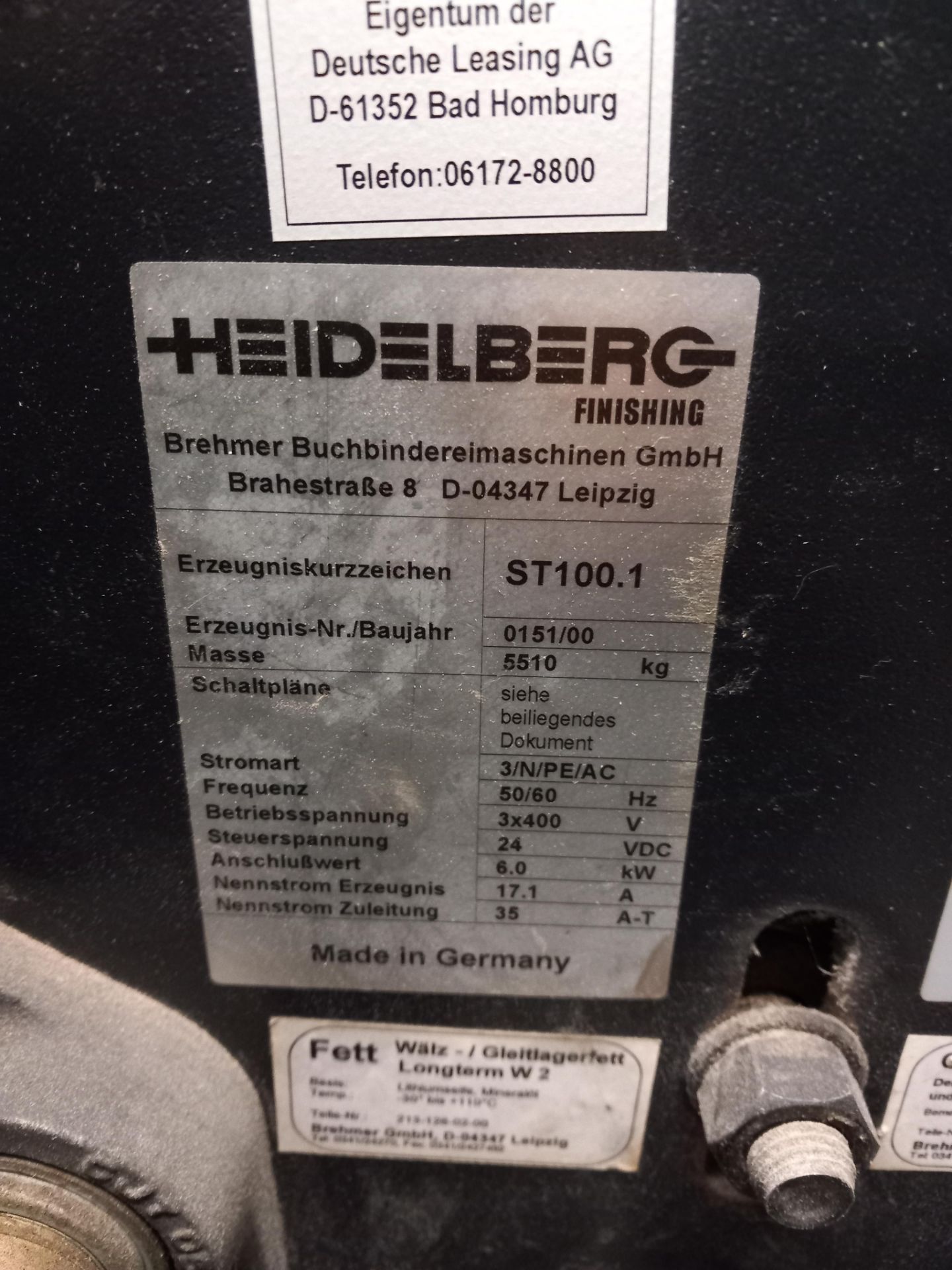 Heidelberg Stitchmaster ST100.1 Year 2000 5510kg - Image 7 of 7