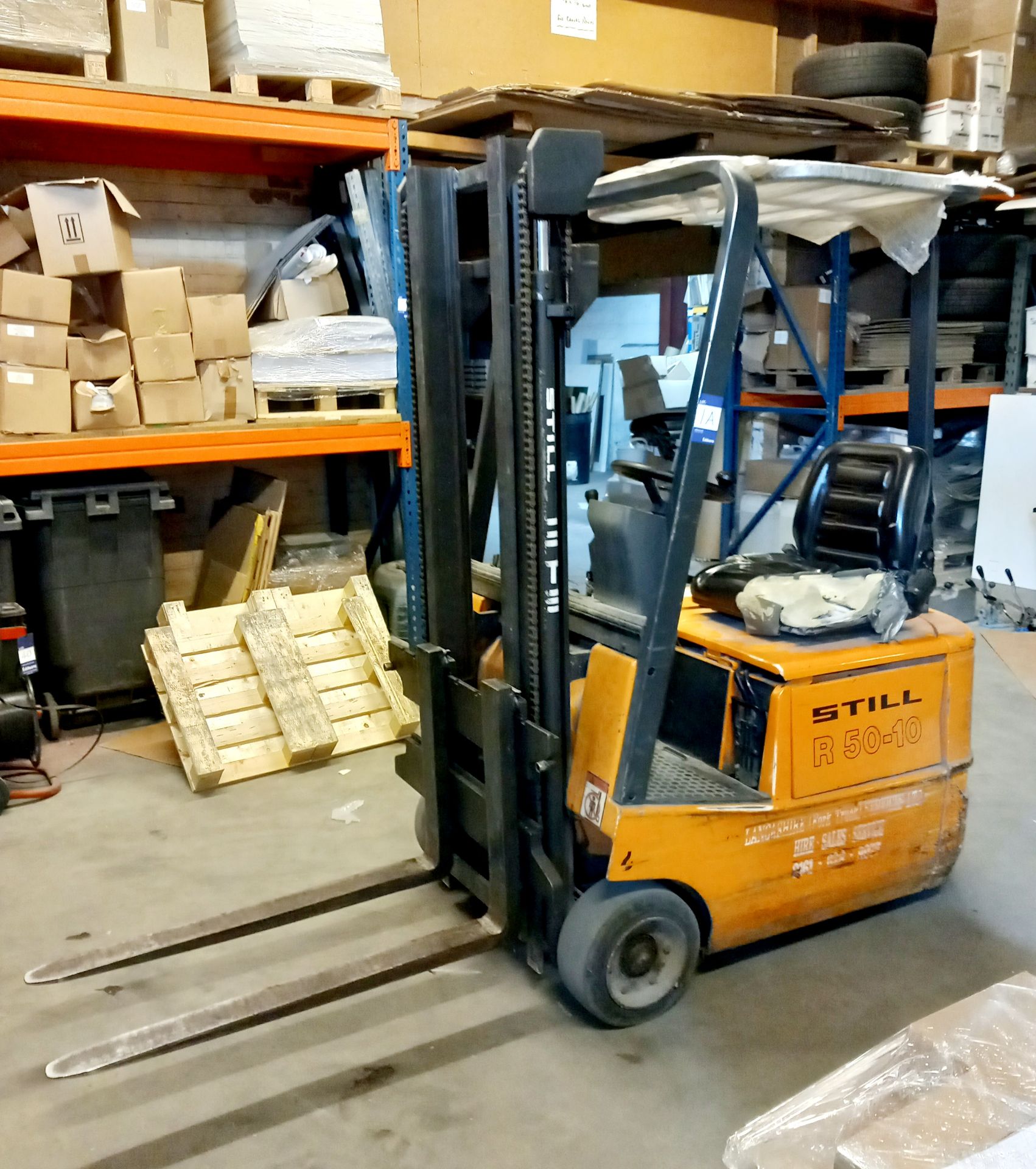 Still R50-10 3 Wheel Electric Forklift 1000kgs wit - Image 2 of 5