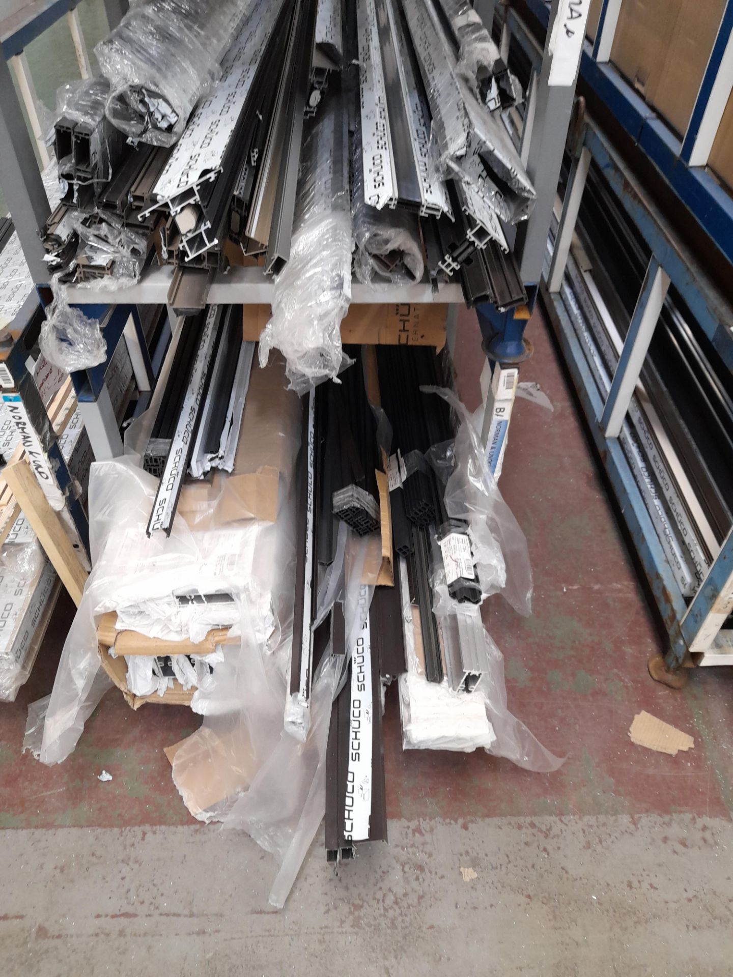 Large quantity of various profiling (Aluminium and plastic), to 39 x stillages (Stillages not - Image 4 of 26