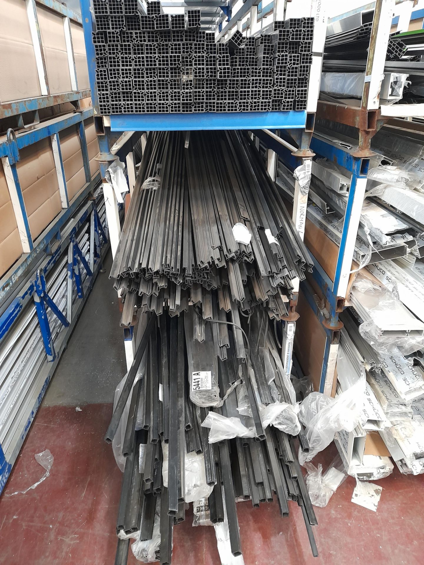 Large quantity of various profiling (Aluminium and plastic), to 39 x stillages (Stillages not - Image 11 of 26