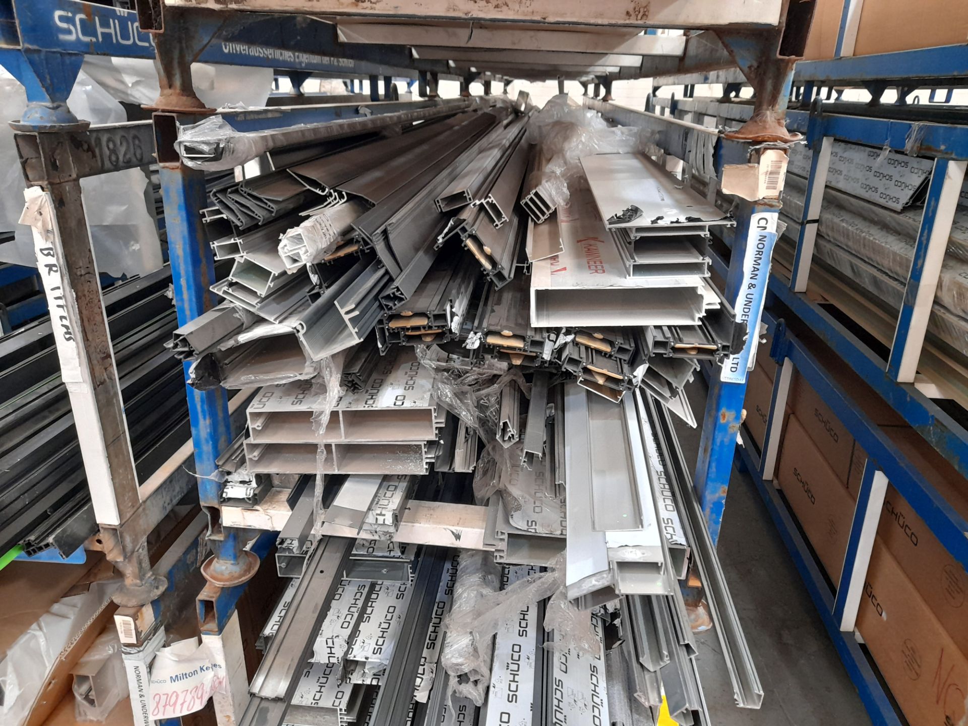 Large quantity of various profiling (Aluminium and plastic), to 39 x stillages (Stillages not - Image 23 of 26