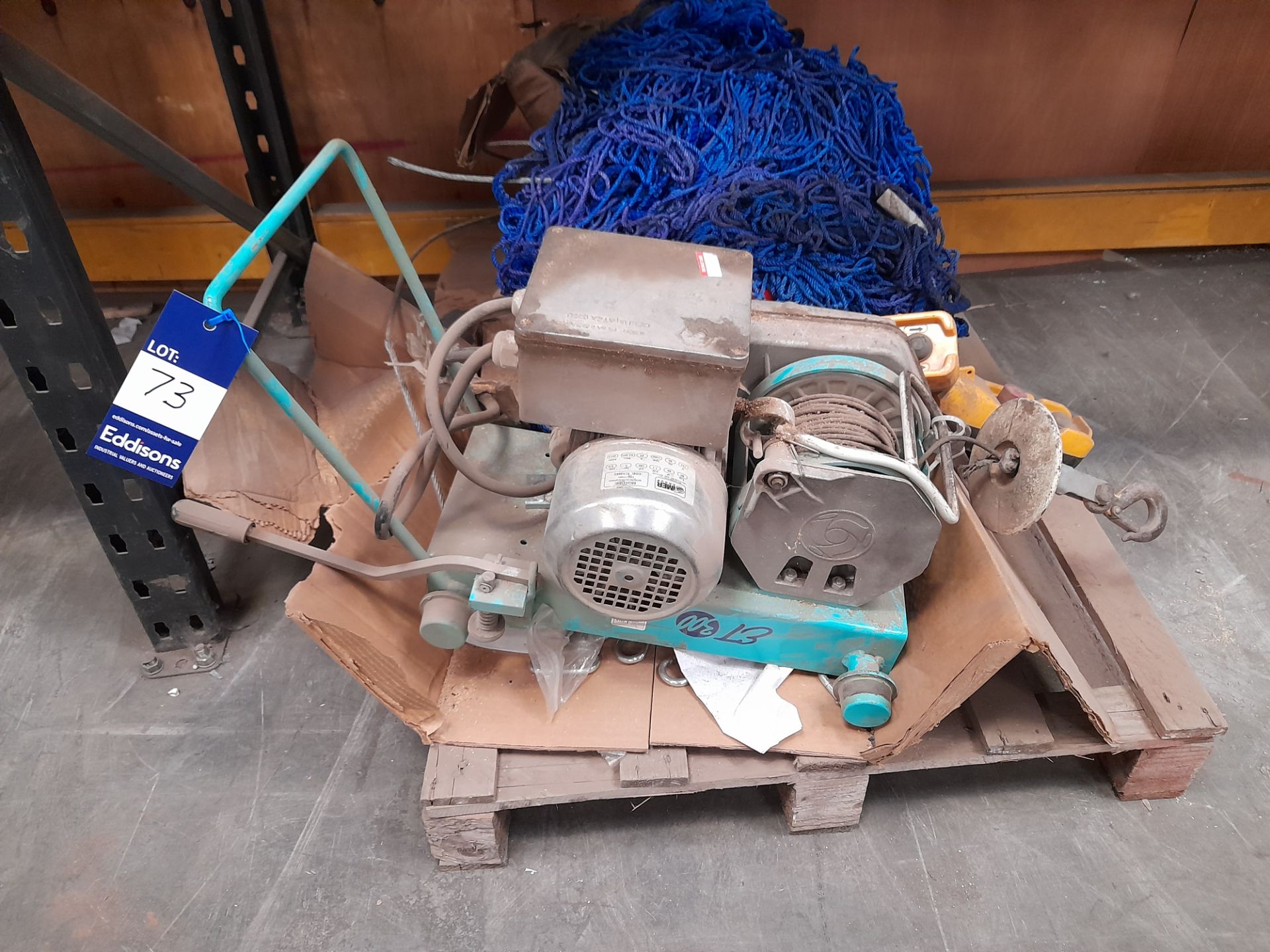 Assortment of Imer lifting equipment, to include winches / hoists, stands / frames, 4 x BT90 - Image 8 of 8