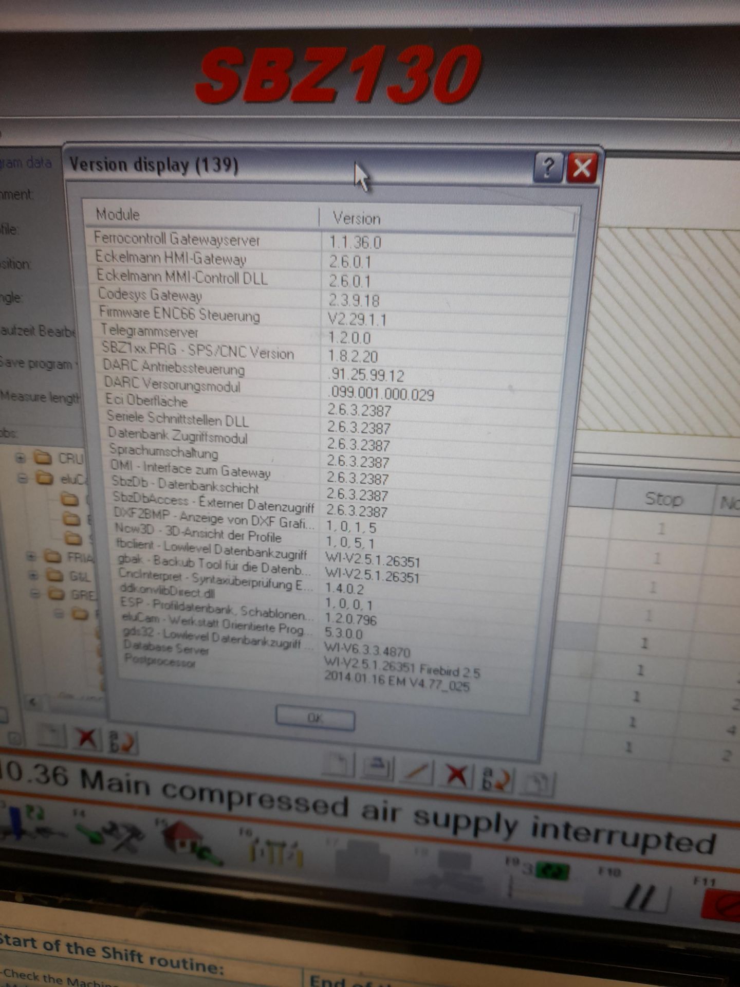 Elumatec SBZ130 Profile Machine Centre 7.2M PKG10, - Image 12 of 12