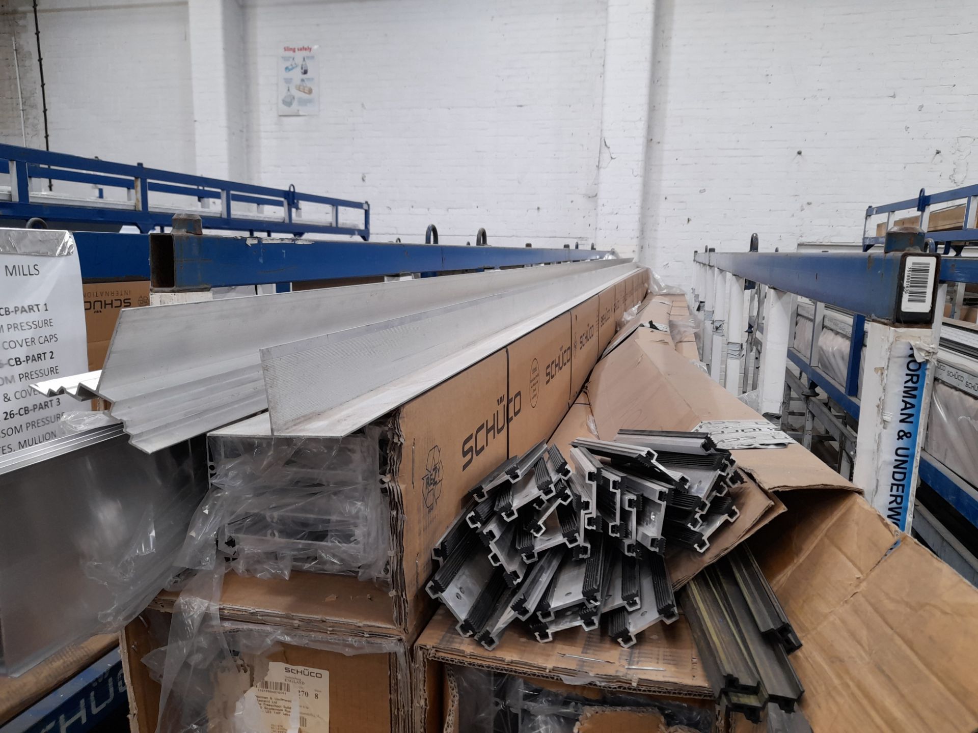 Large quantity of various profiling (Aluminium and plastic), to 39 x stillages (Stillages not - Image 18 of 26