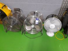 6 x various fans, 110v