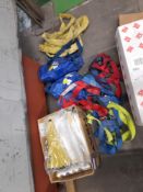 Quantity of various harnesses, slings, welders glo