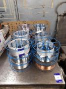Approx. 18 reels of various welding wire (Some par