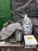 Quantity of various welding masks, etc.