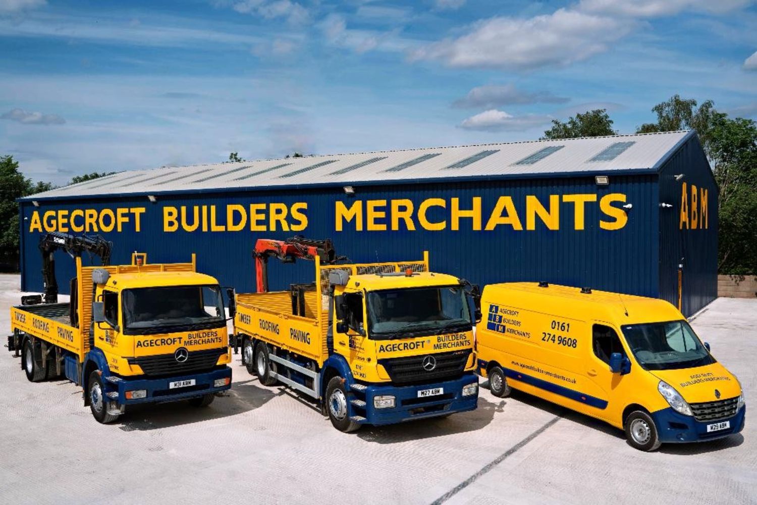 Builders Merchants Vehicles & Handling Equipment -  Mercedes / Iveco Crane Wagons (Agecroft Builders Merchants Limited – In Liquidation)