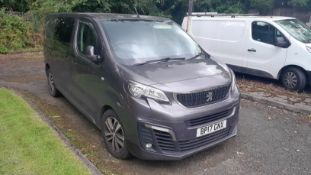 Peugeot Expert Pro Standard Blue 2.0 HDI Crew Van, Registration Number BP17 GNX, GVW 3060kg, No MOT,