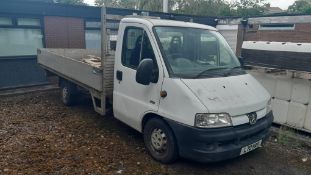 Peugeot Boxer 330 LX LWB 2.8 HDI dropside lorry, Registration Number L70 HAS, Date of First