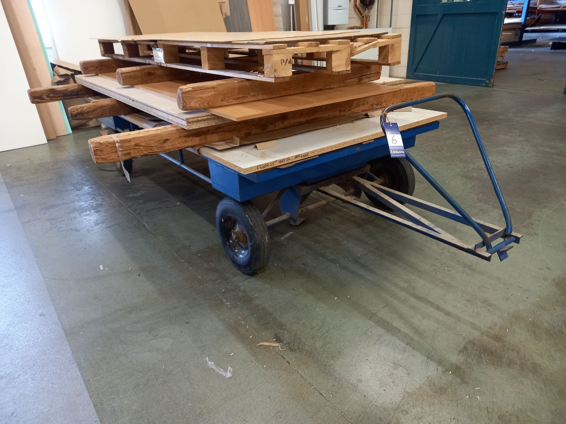 Heavy Duty Twin Axle Workshop Trolley