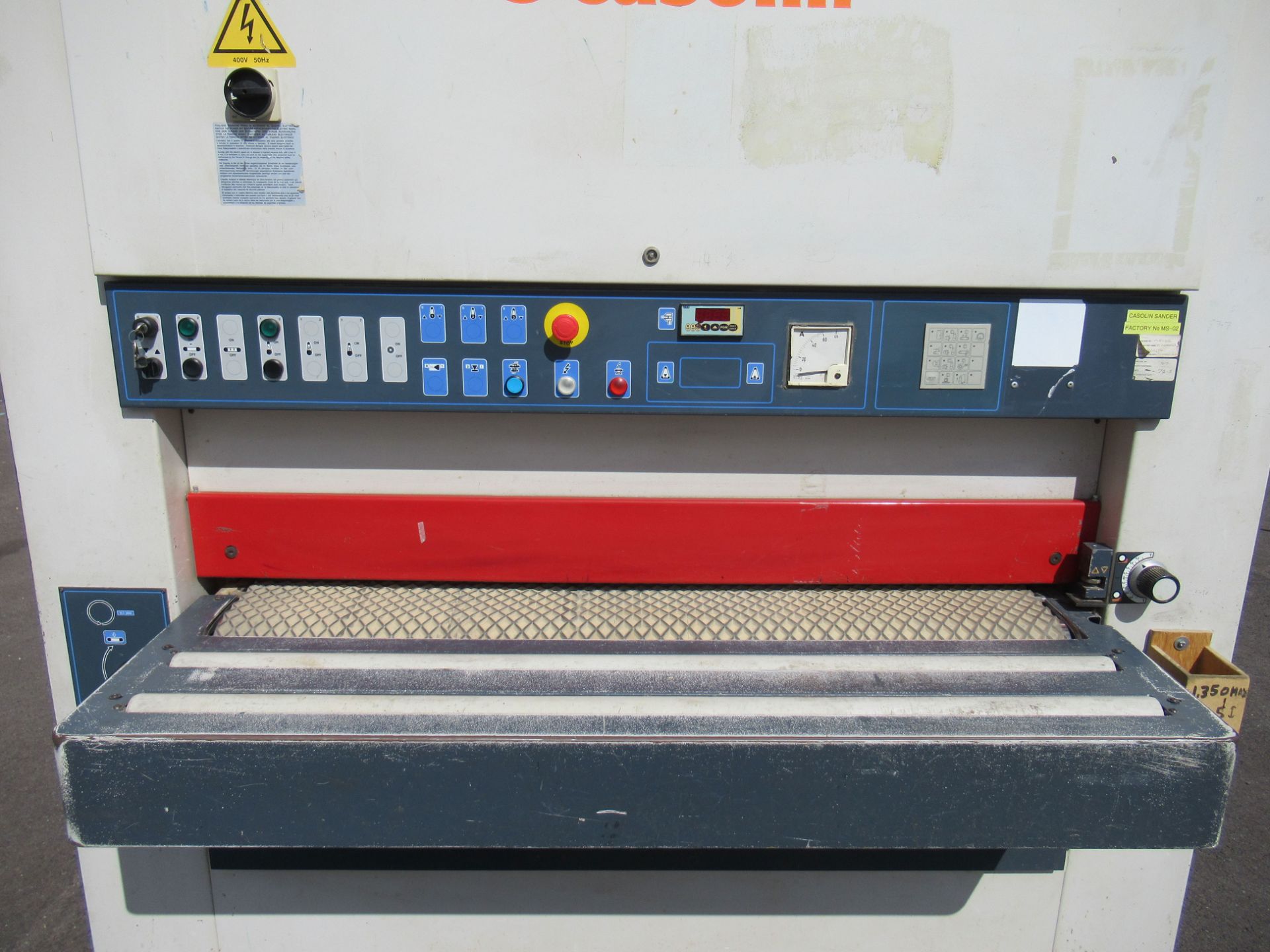 Casolin MS-02 Horizontal Belt Sander - 400V - Image 8 of 12