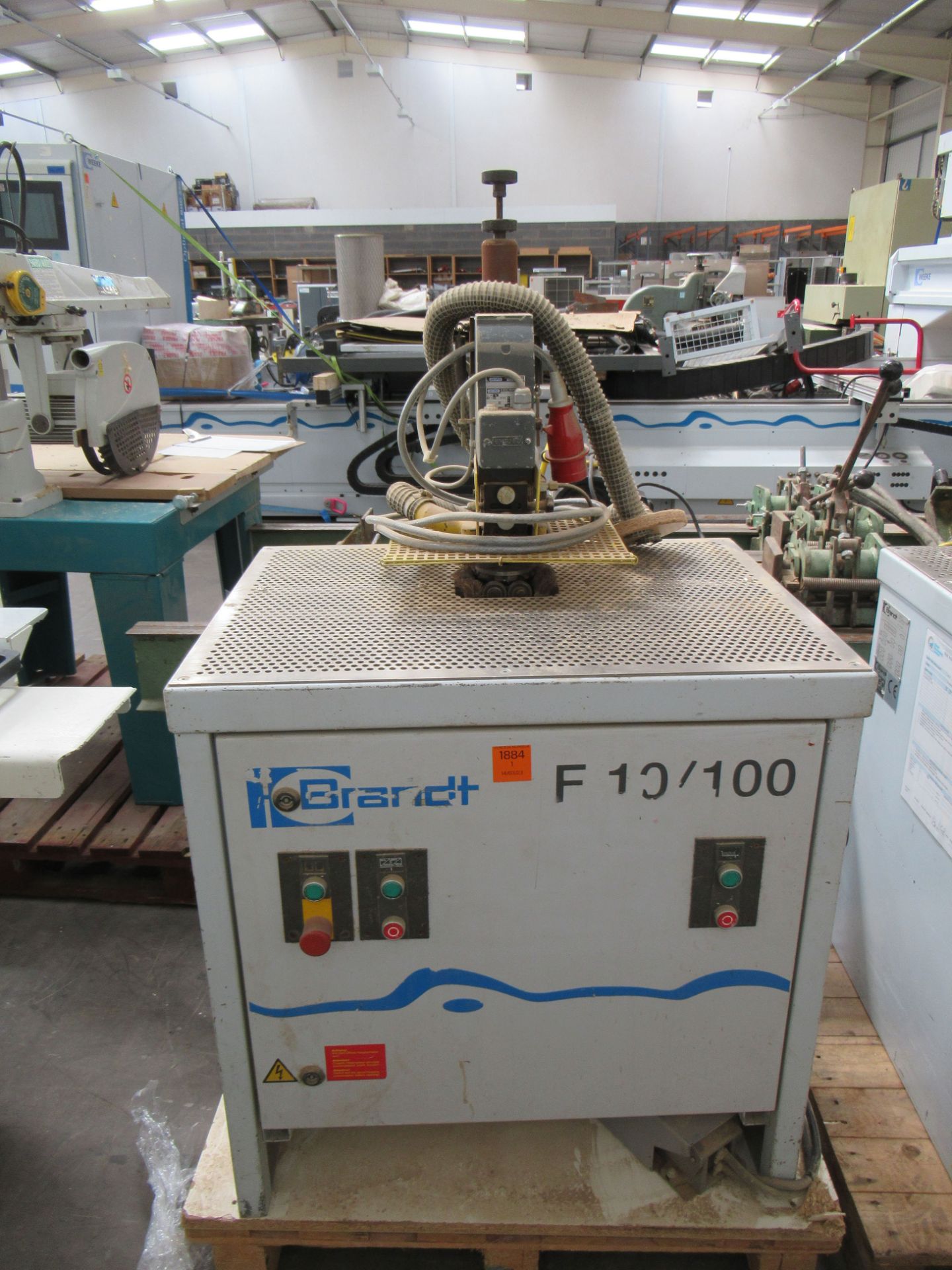 Brandt F10/100 Top and Bottom Contour Edgebander and Brandt KTD 51 Contour Edgebander - both 3ph. - Image 2 of 12