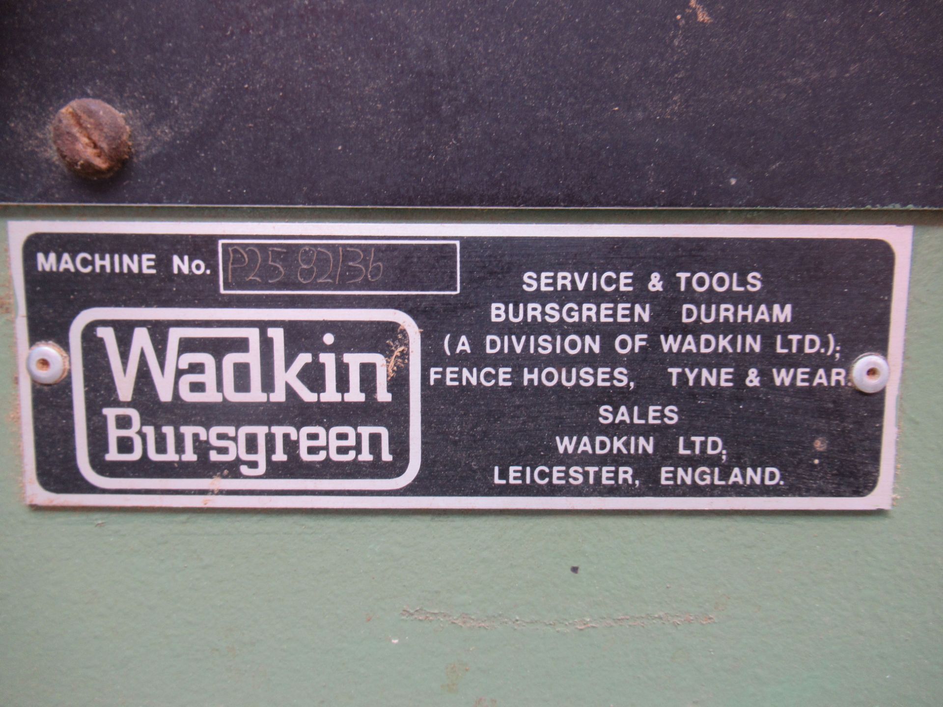 Wadkin Bursgreen P25 Sliding Panel Saw - 3ph. - Image 7 of 8
