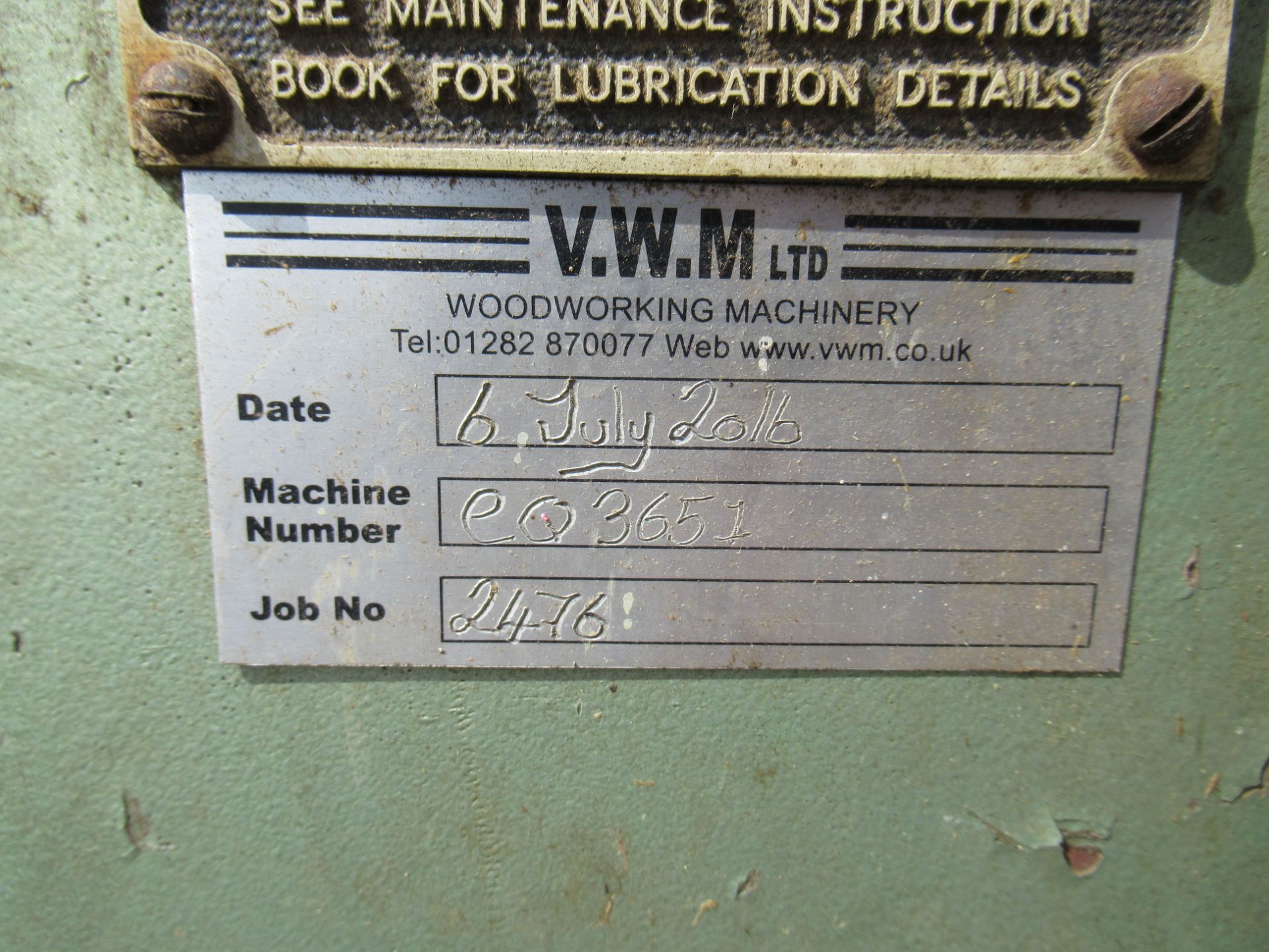 Wadkin EB Spindle Moulder - 3ph. - Image 6 of 8