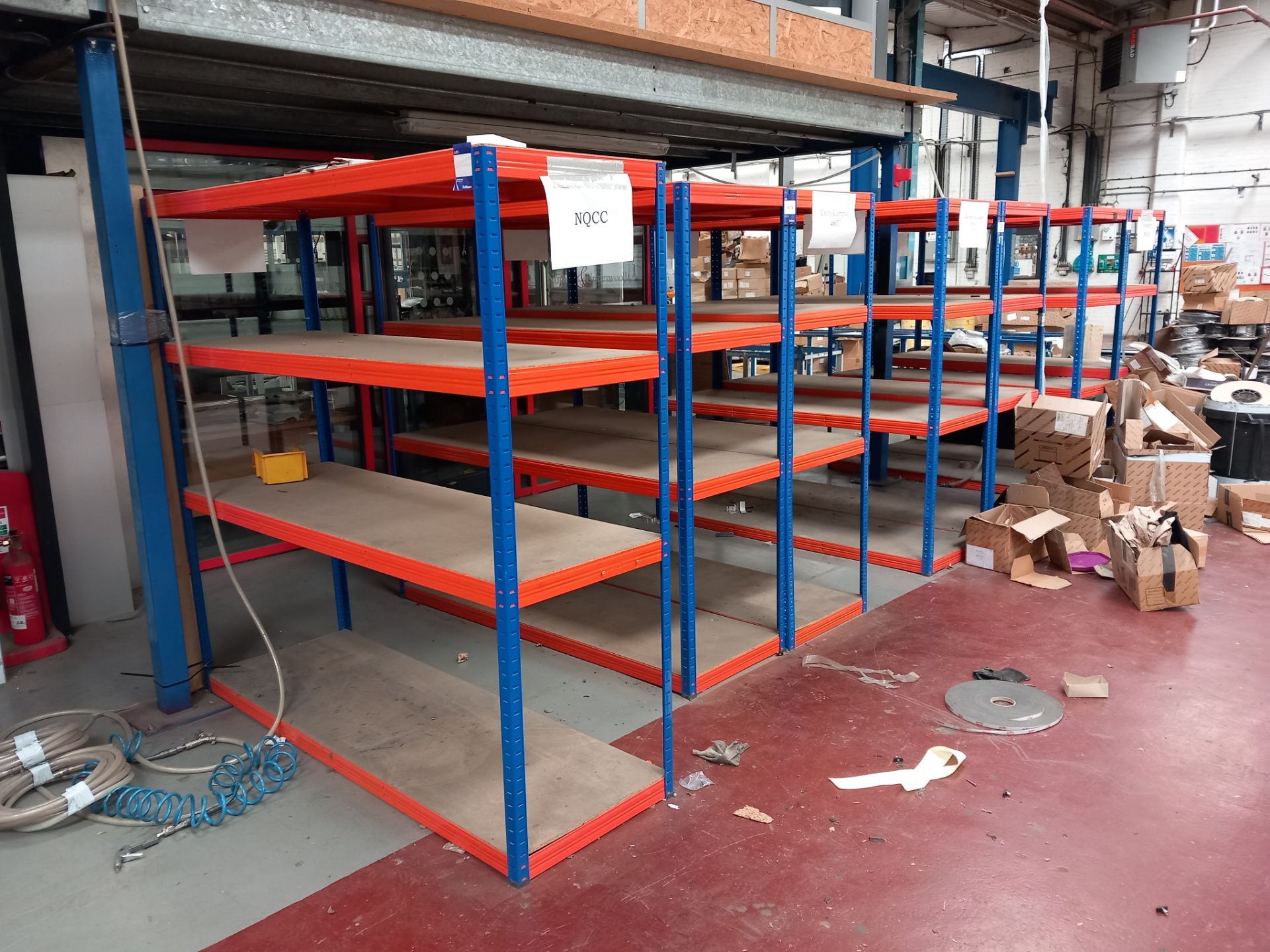 10 x Light Duty Shelving Units