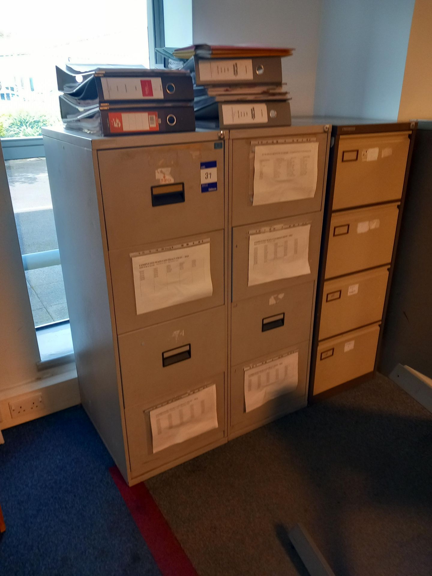 18 x various metal filing cabinets (contents not included) - Image 5 of 6