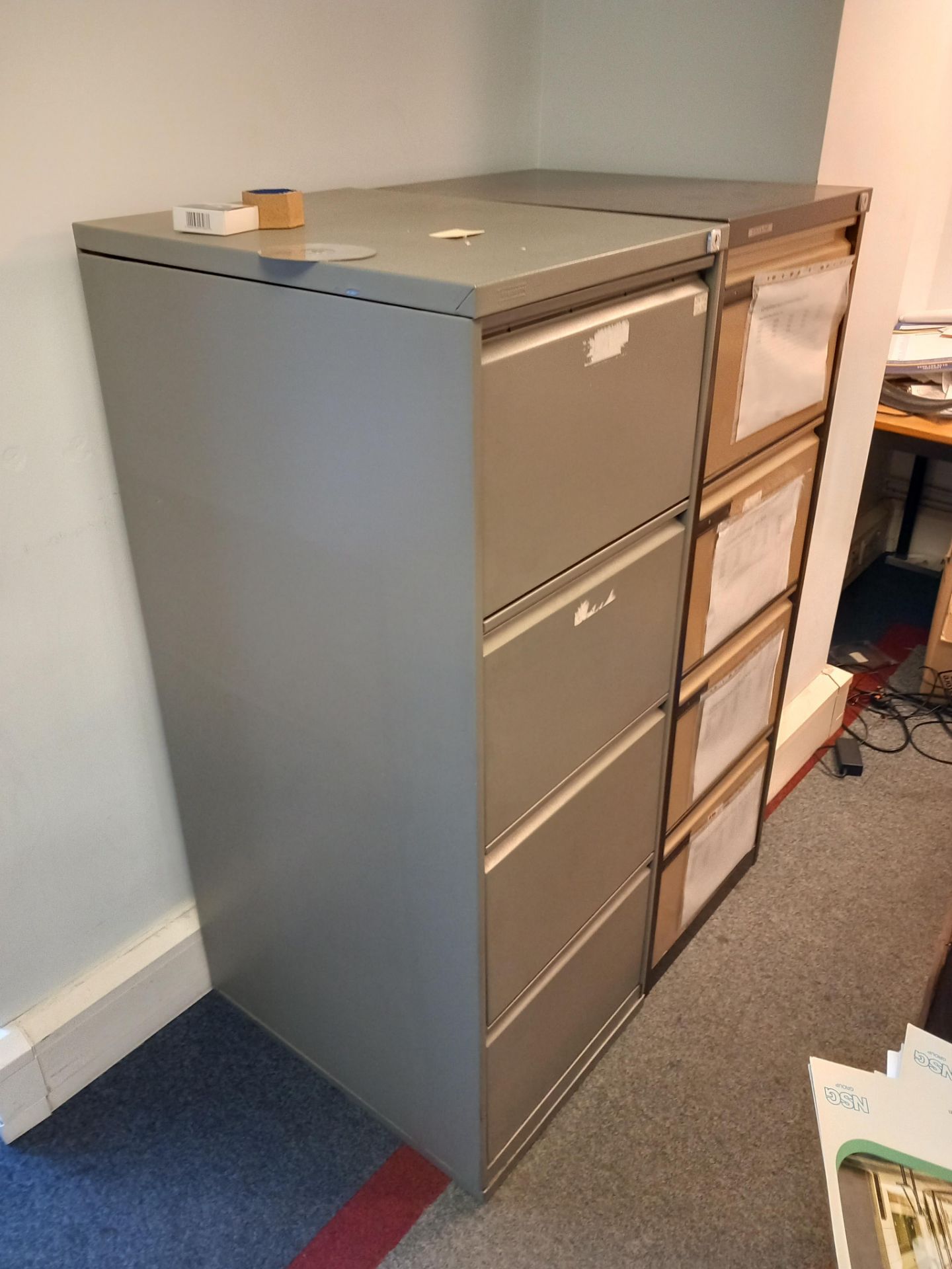 18 x various metal filing cabinets (contents not included) - Image 2 of 6