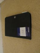 Samsung Galaxy Tab 4, with Bluetooth-connected keyboard