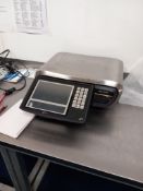 Avery Berkel XM100 Touchscreen Label Printing Scale 30kg x 5g, serial number 15080265
