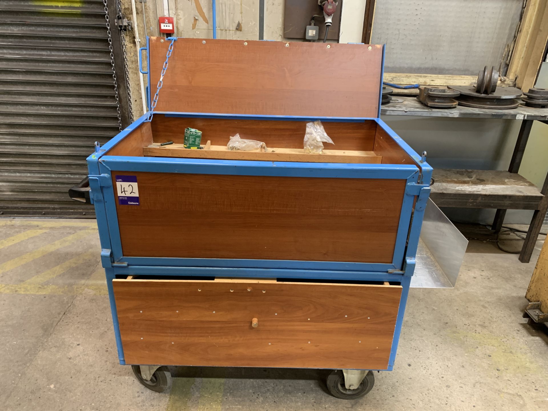 Bespoke Work trolley/mobile cabinet & contents