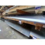 7 x Various size and thickness aluminium sheet and 4 x various size and thickness galvanised sheet
