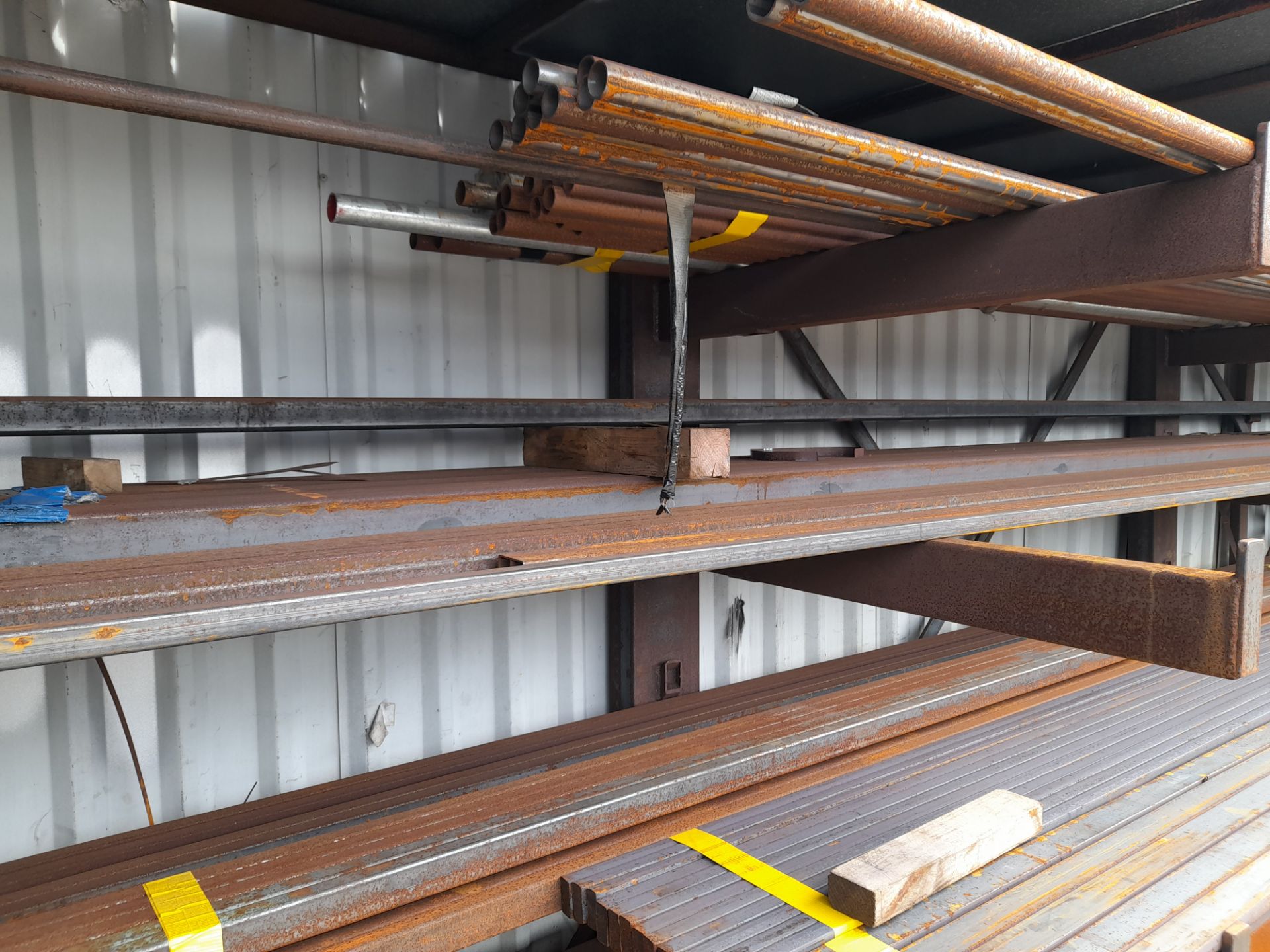 Assortment of Steel Stock to rack (rack not included) various sizes/profiles etc. (viewing - Image 9 of 11