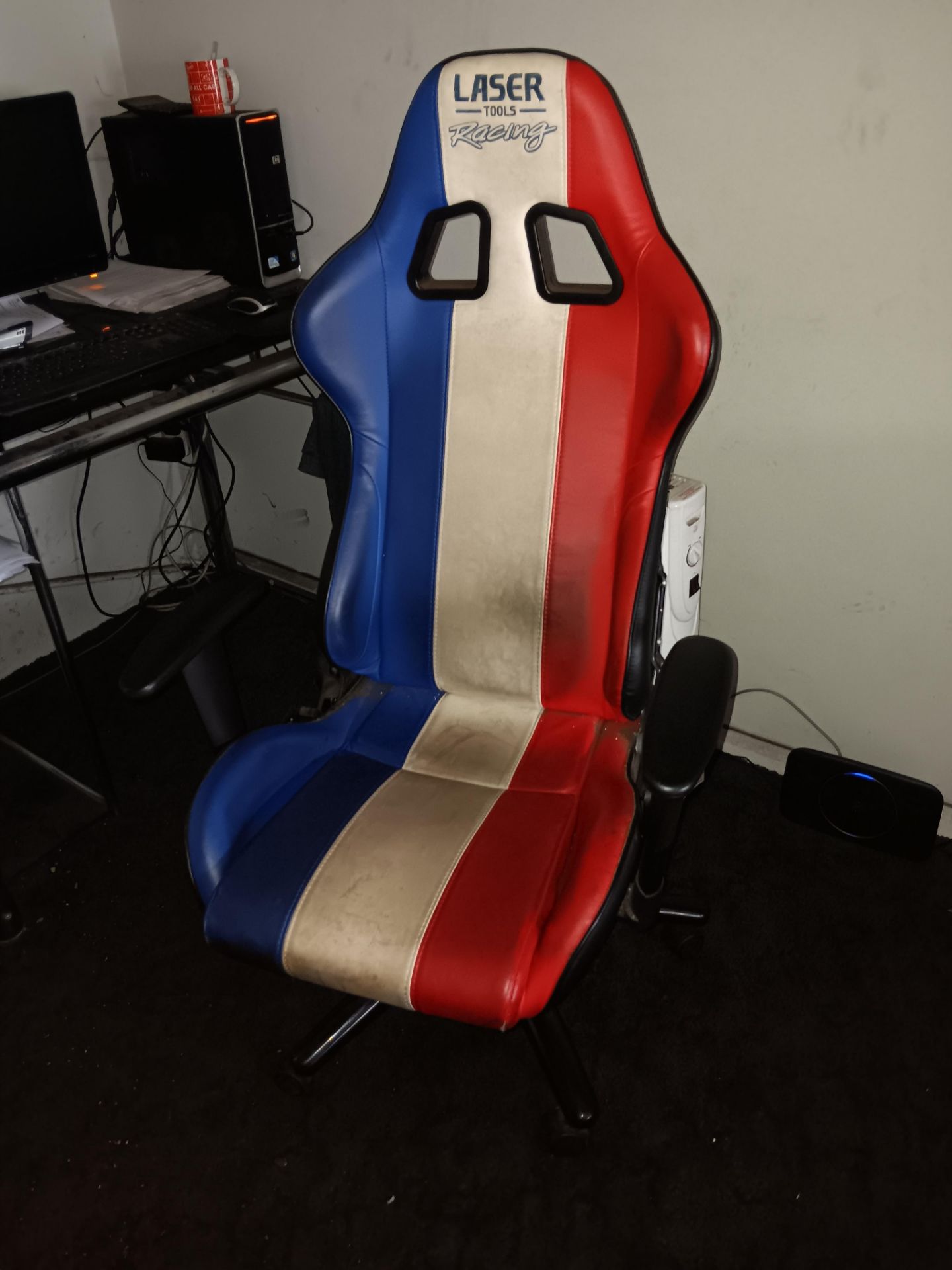 Laser Tools racing chair (located on 1st floor)