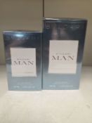 2x Bvlgari Man Glacial Essence Natural Spray - 1x 100ml (RRP £101) 1x 60ml (RRP £69)