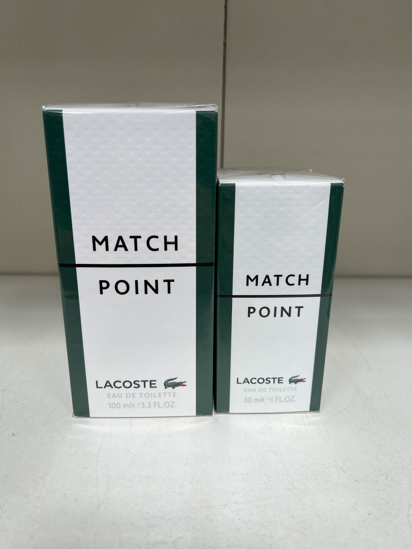 2x Lacoste Match Point Natural Spray