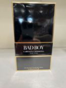 1x 100ml Carolina Herrera Bad Boy Natural Spray. 100ml RRP £87.50