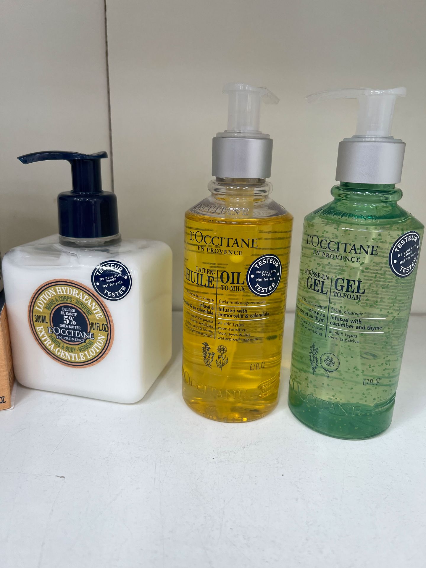 A Collection of L'Occitane Tester Skin Products - Image 2 of 7