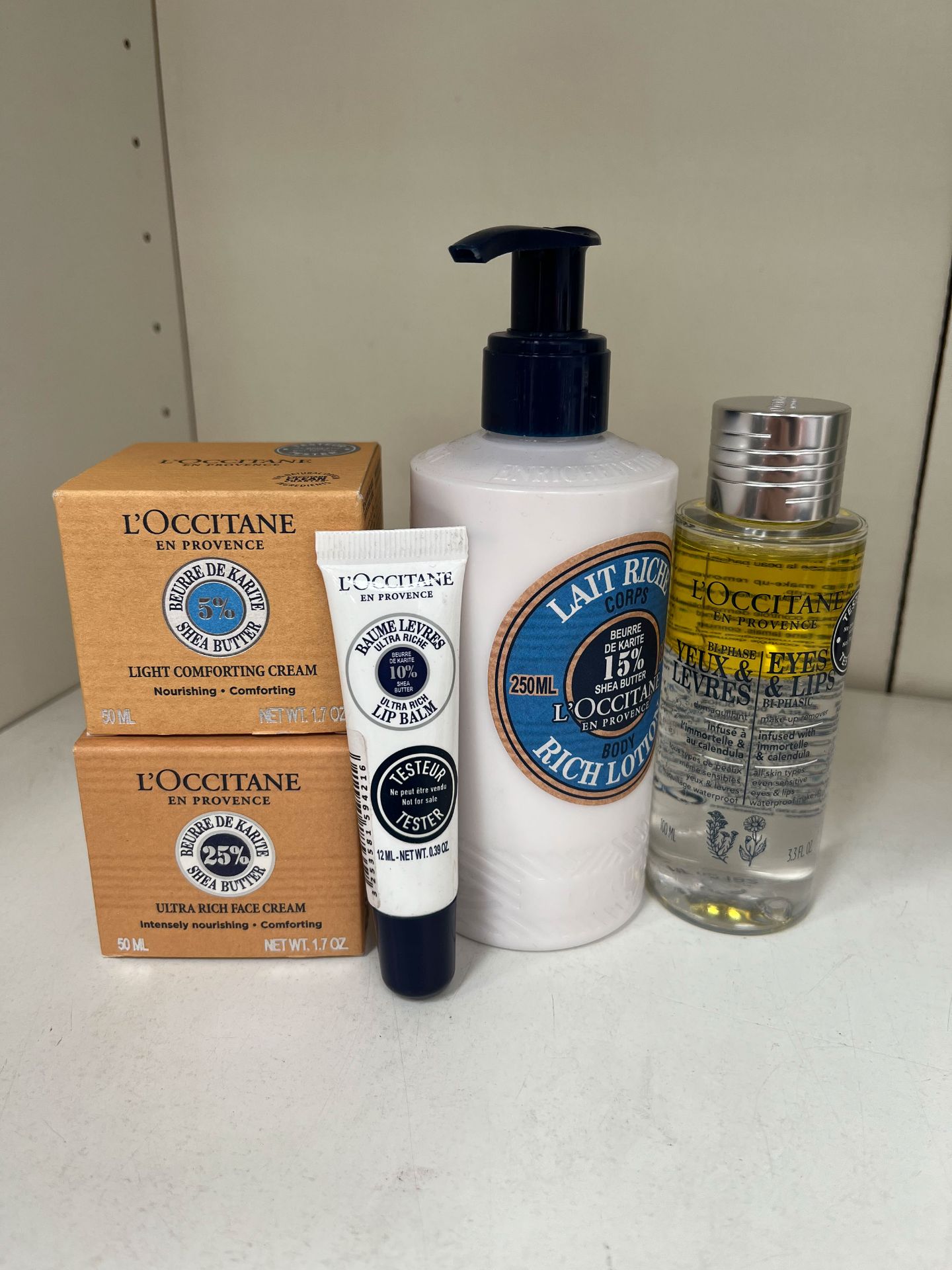 A Collection of L'Occitane Tester Skin Products - Image 5 of 7
