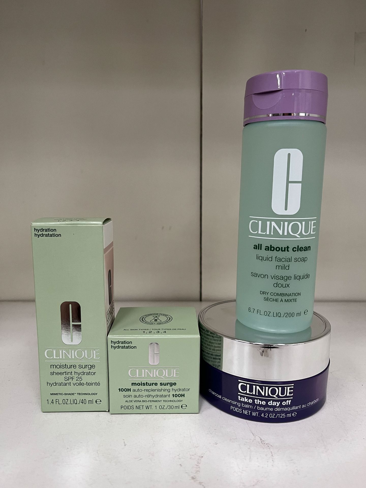 A Selection of Clinique Facial Products