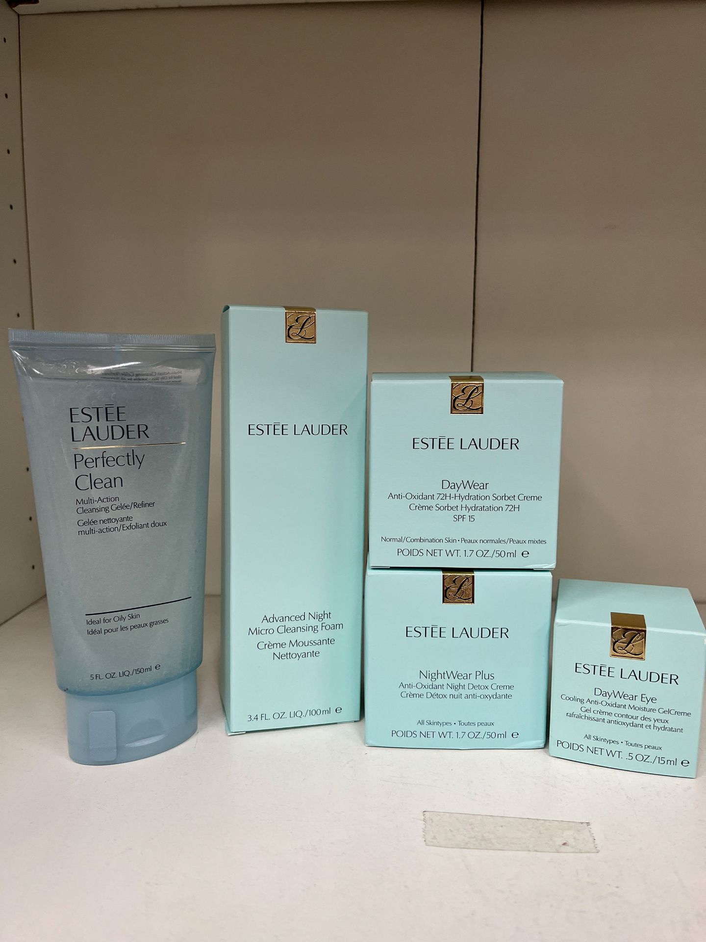 A Selection of Estée Lauder Skin Products