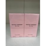 2x 50ml Narciso Rodriguez For Her