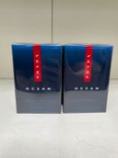 2x 50ml Prada Ocean Luna Rossa Spray