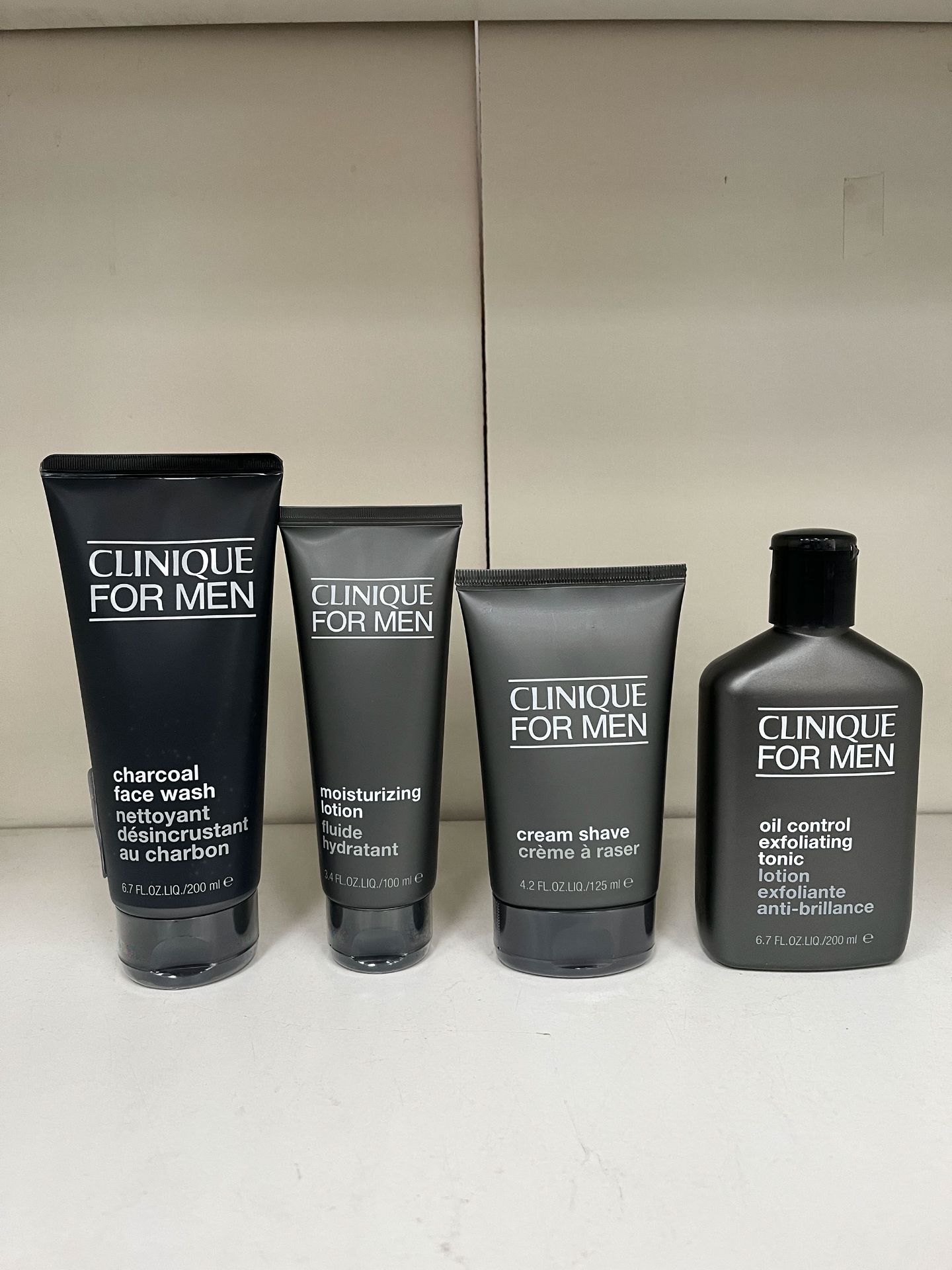 A Selection of Clinique Men's Facial Products